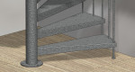 Spiltrap - Uitvoering: Staal + poedercoating